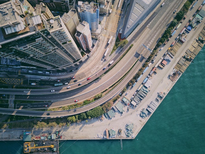 vue de drone, photographie drone