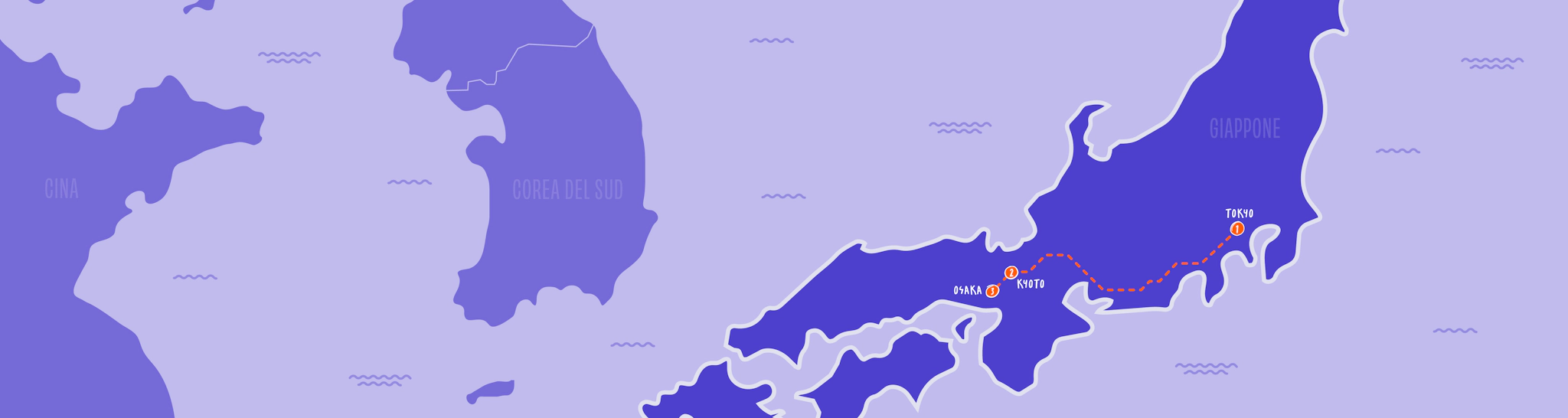 Mappa Giappone Tour