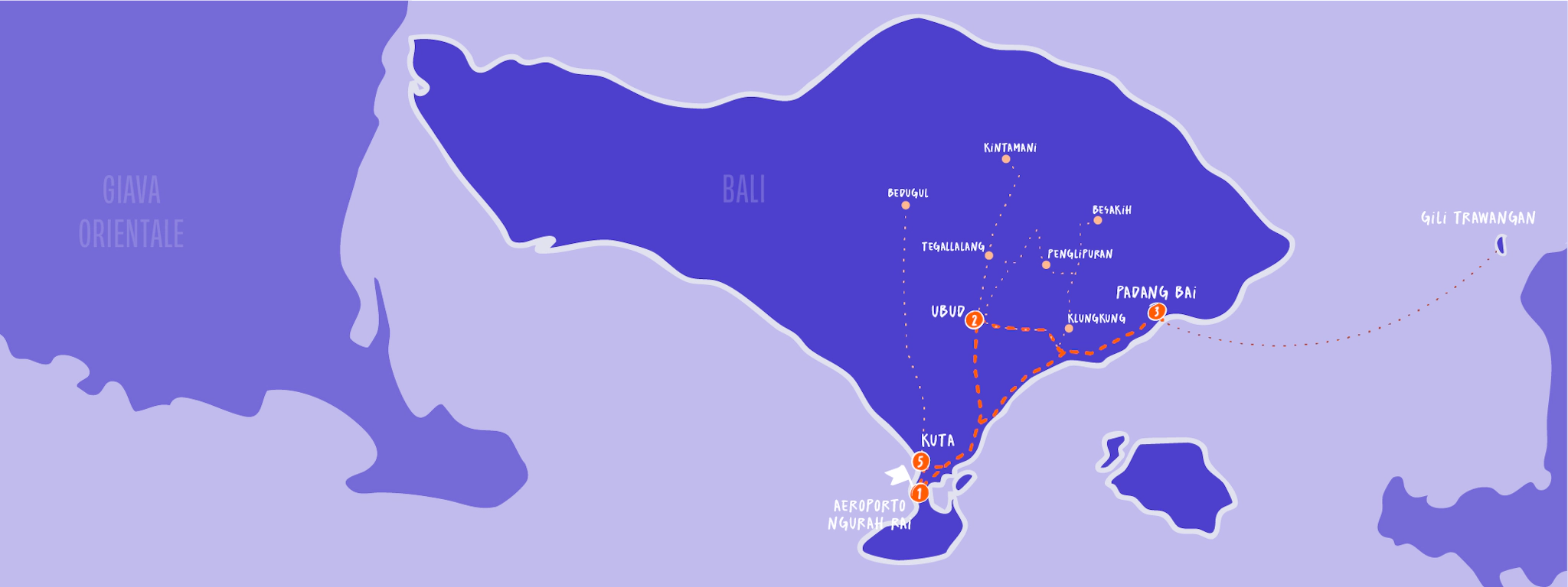 Mappa Bali