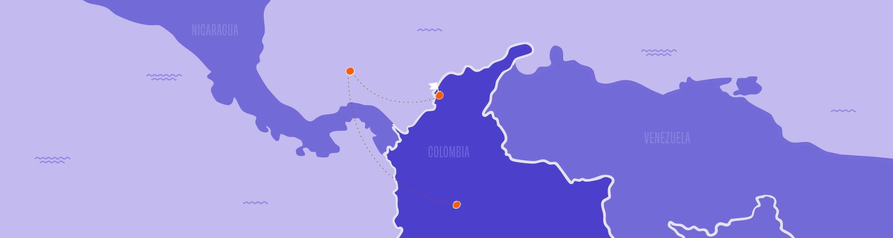 Colombia Tour Mappa