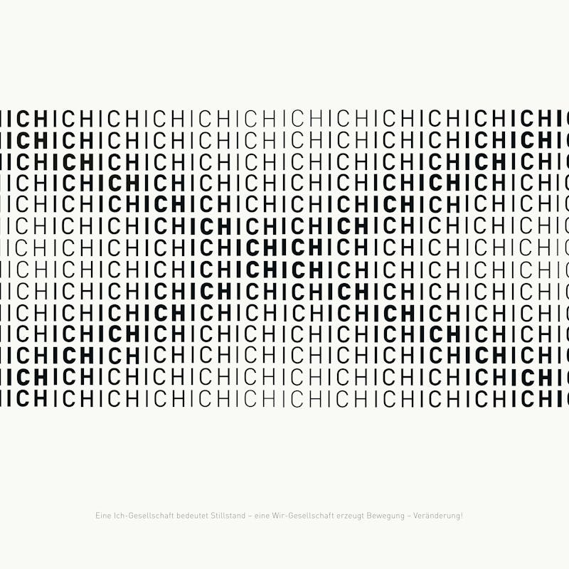 ICH-Feld | 2018 | Blatt 42 x 29,7 cm Pigmentdruck auf Papier