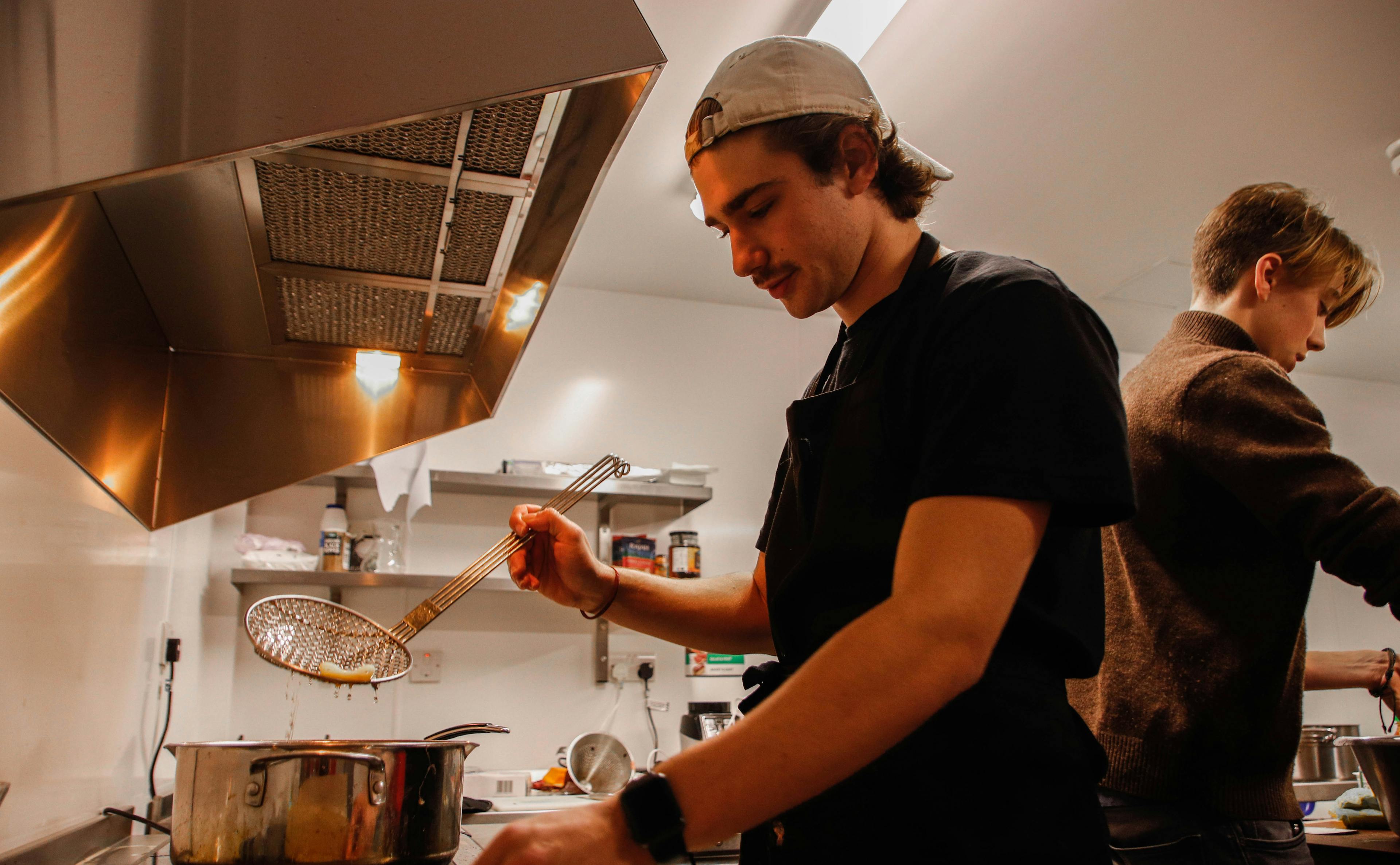students cooking