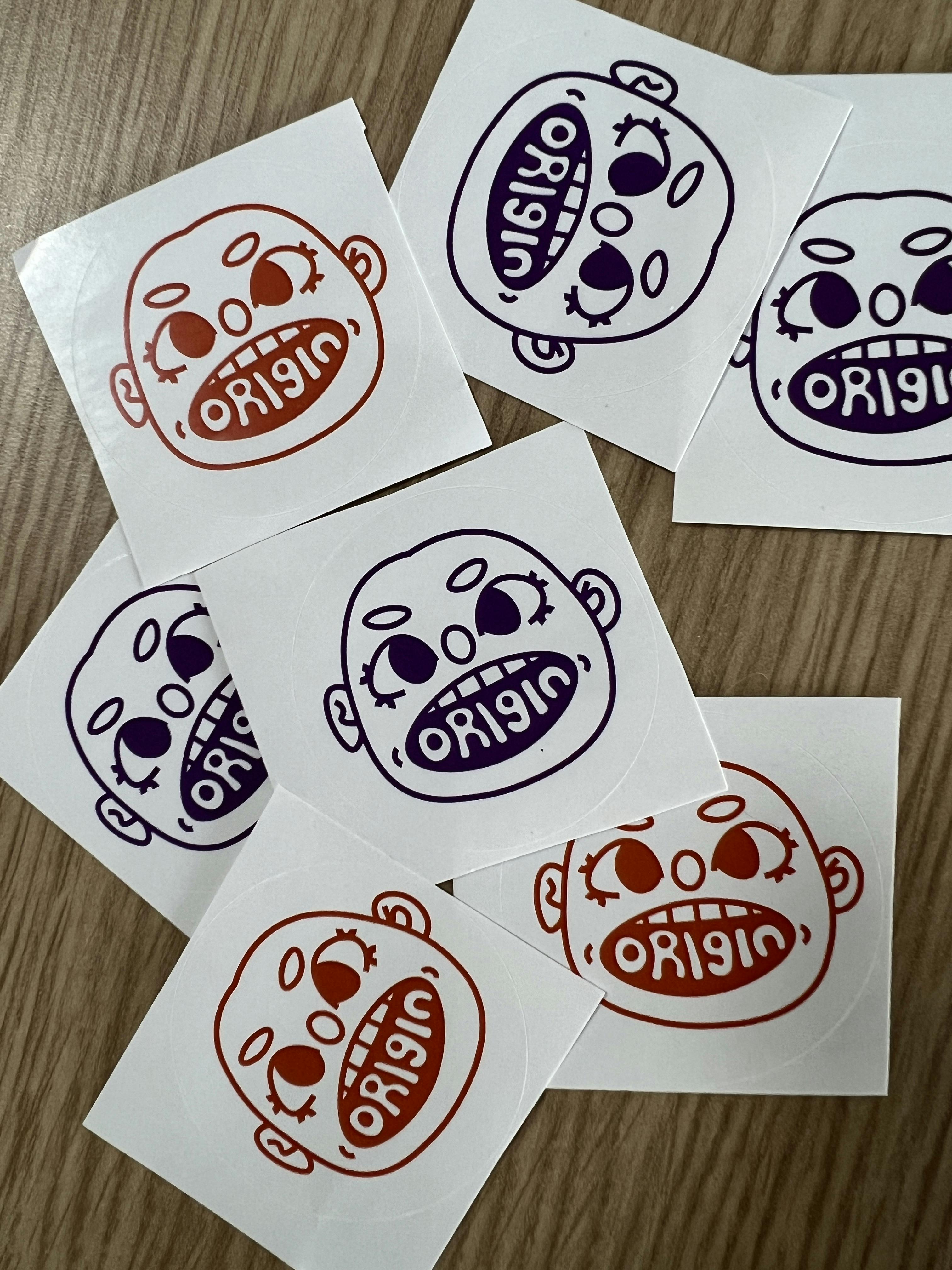 origin conference stickers