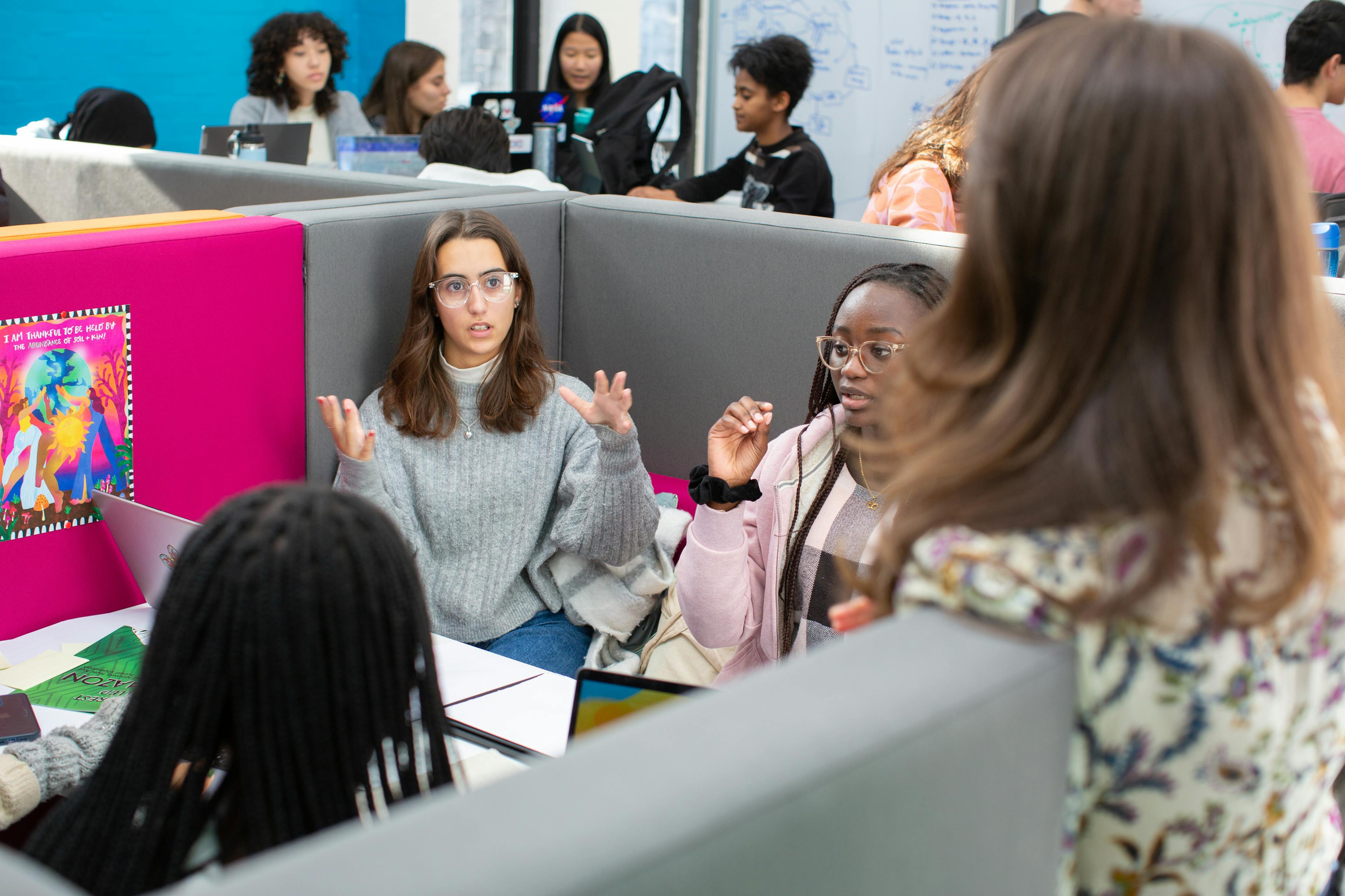 Students learning at UWC Atlantic