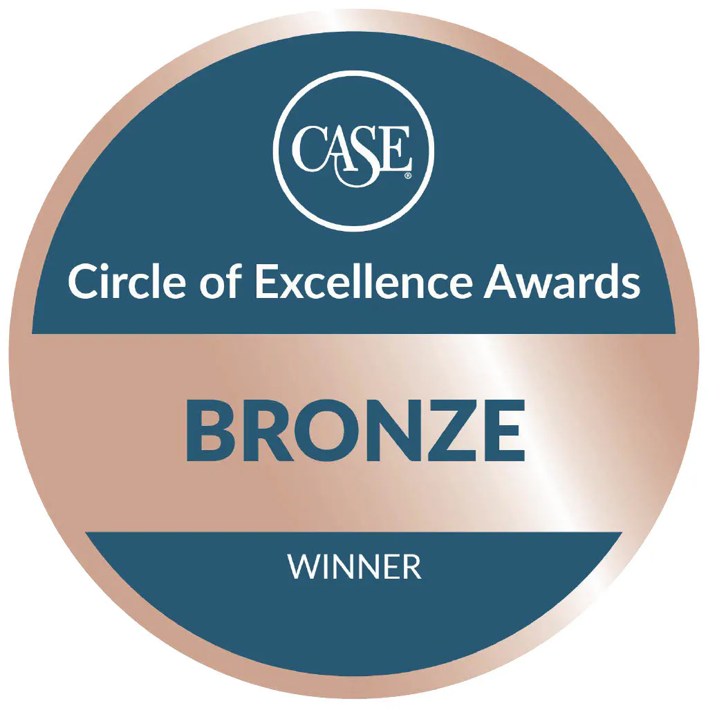 CASE Circle of excellence Bronze award