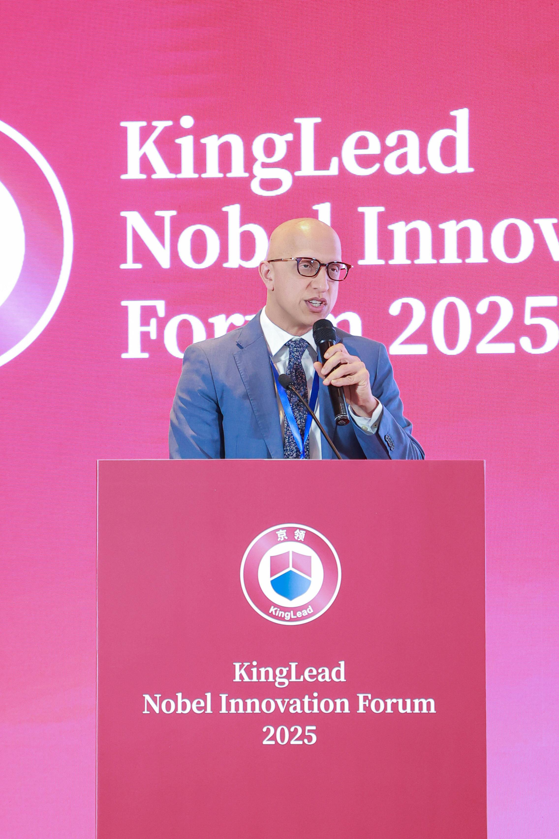 Principal Bardai gave a keynote speech at Nobel Innovation Forum