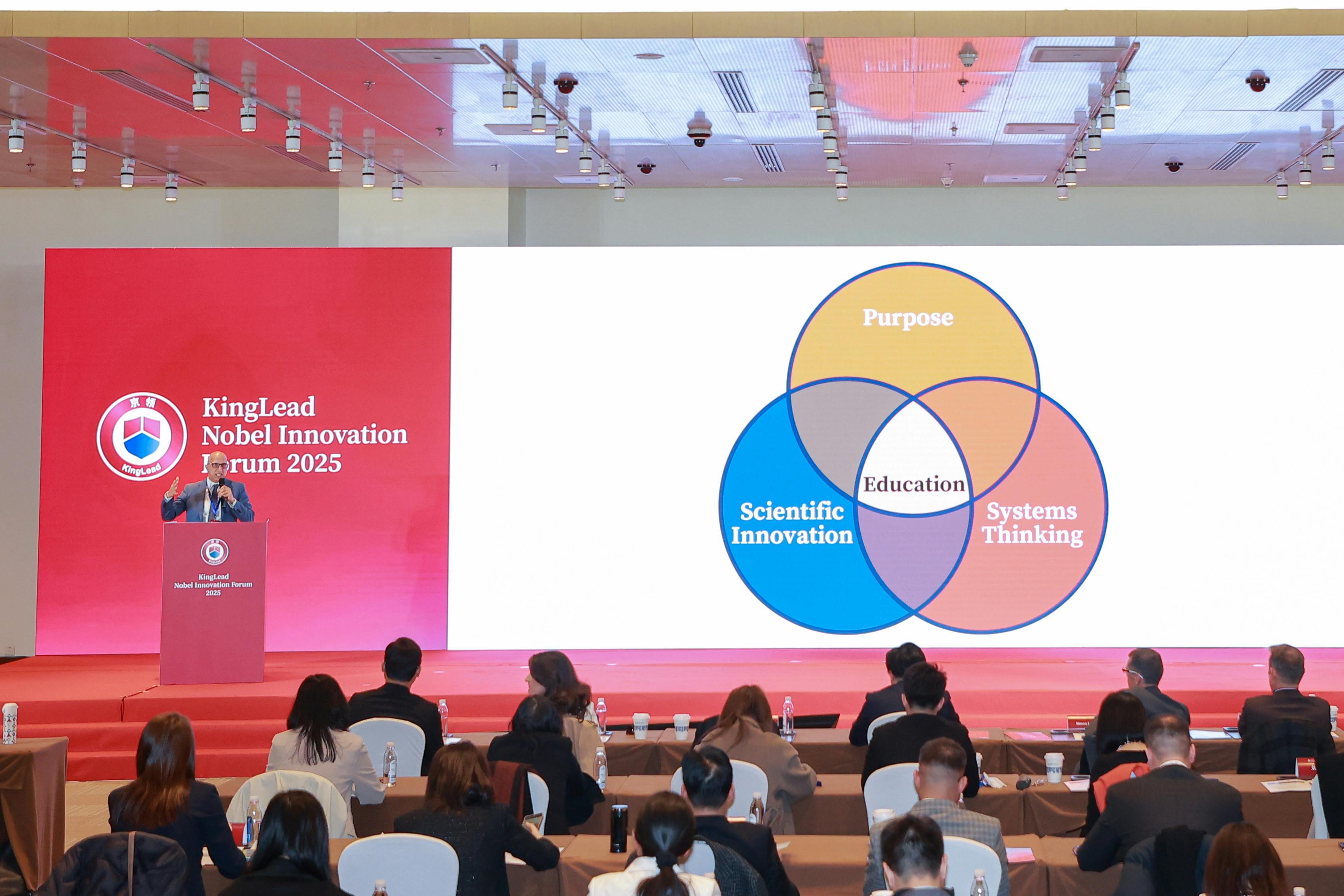 Principal Naheed Bardai gave Keynote Speaking at Nobel Innovation Forum