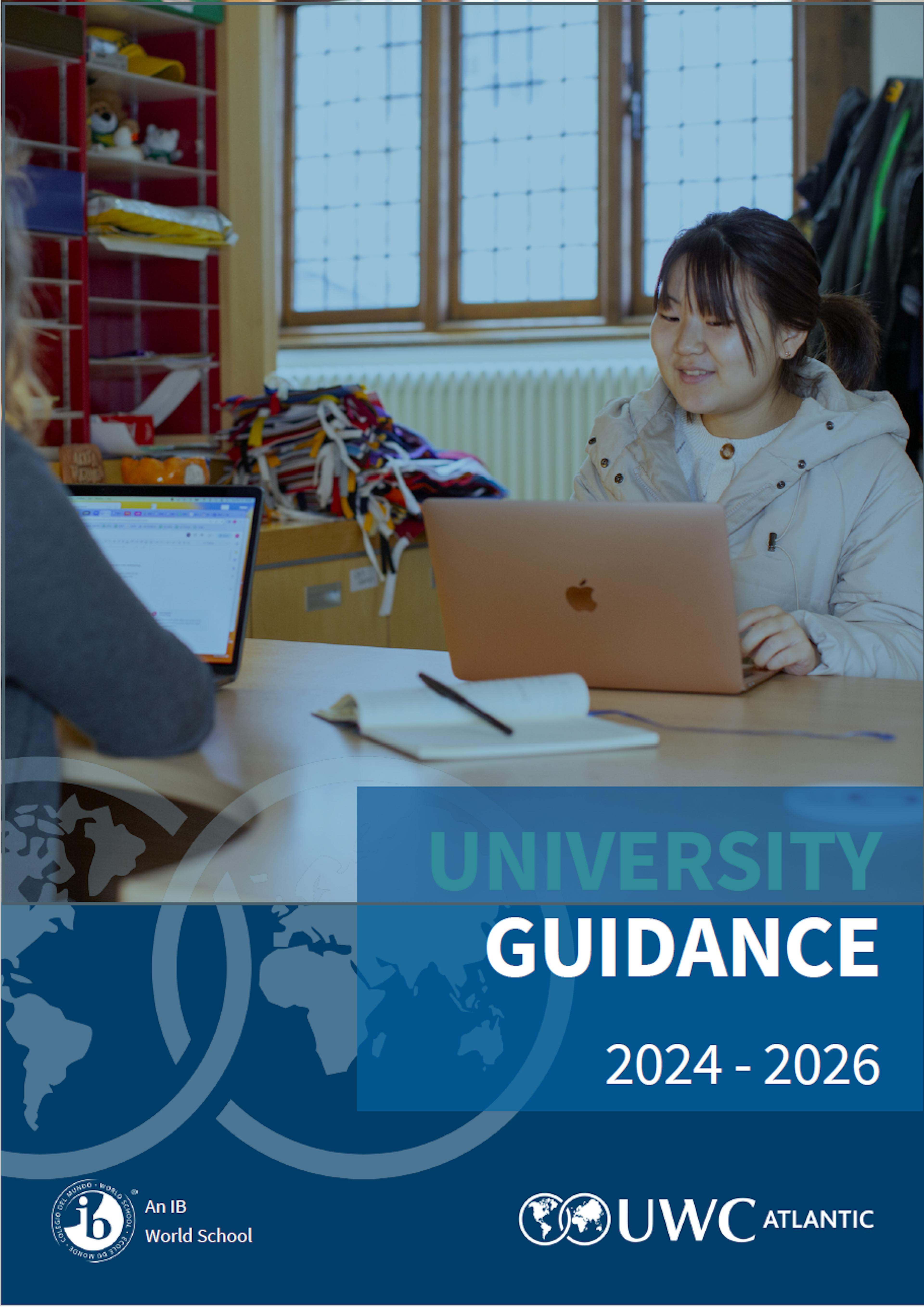 University Guidance Booklet Front Cover