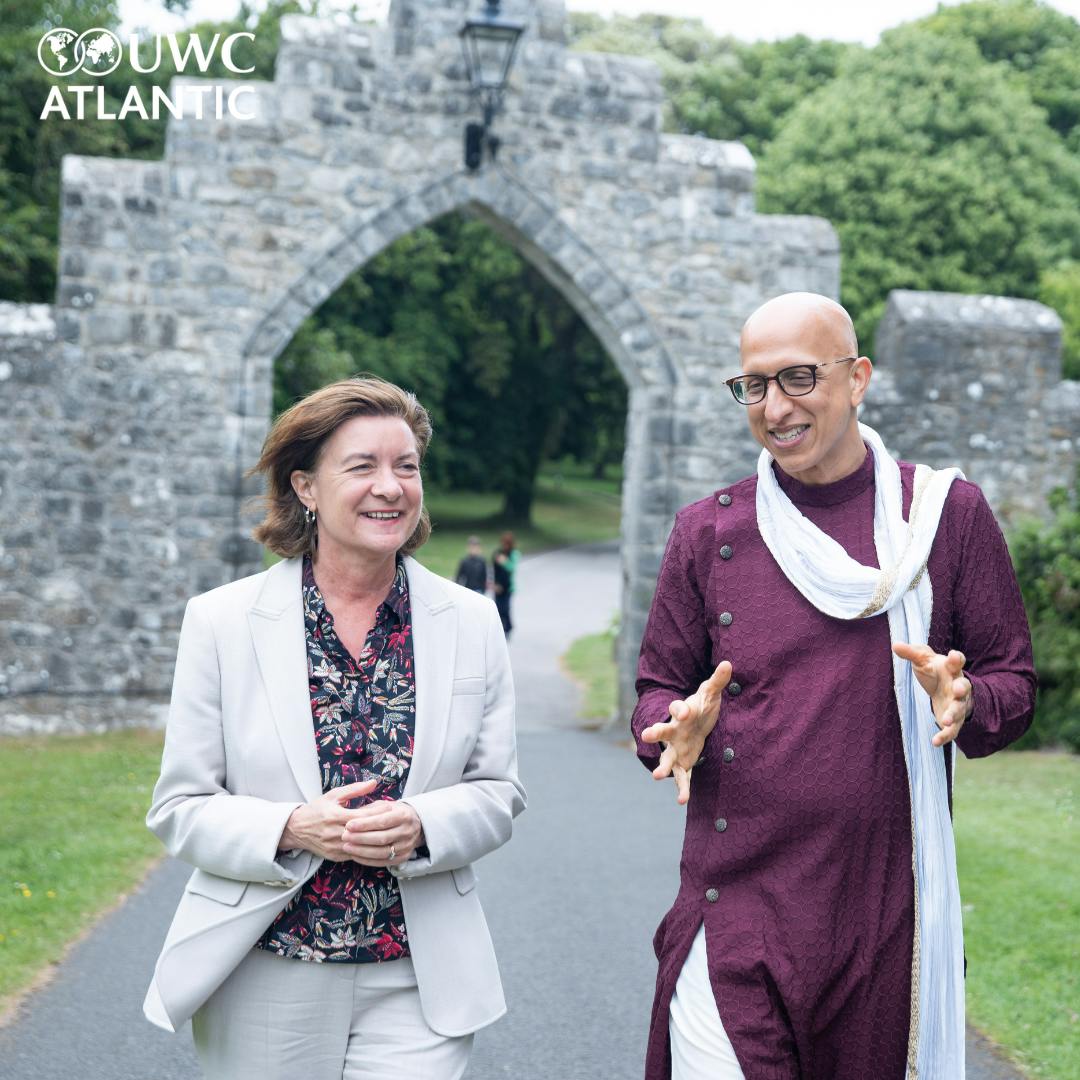 Eluned Morgan, First Minister for Wales returns to UWC Atlantic 40 years later