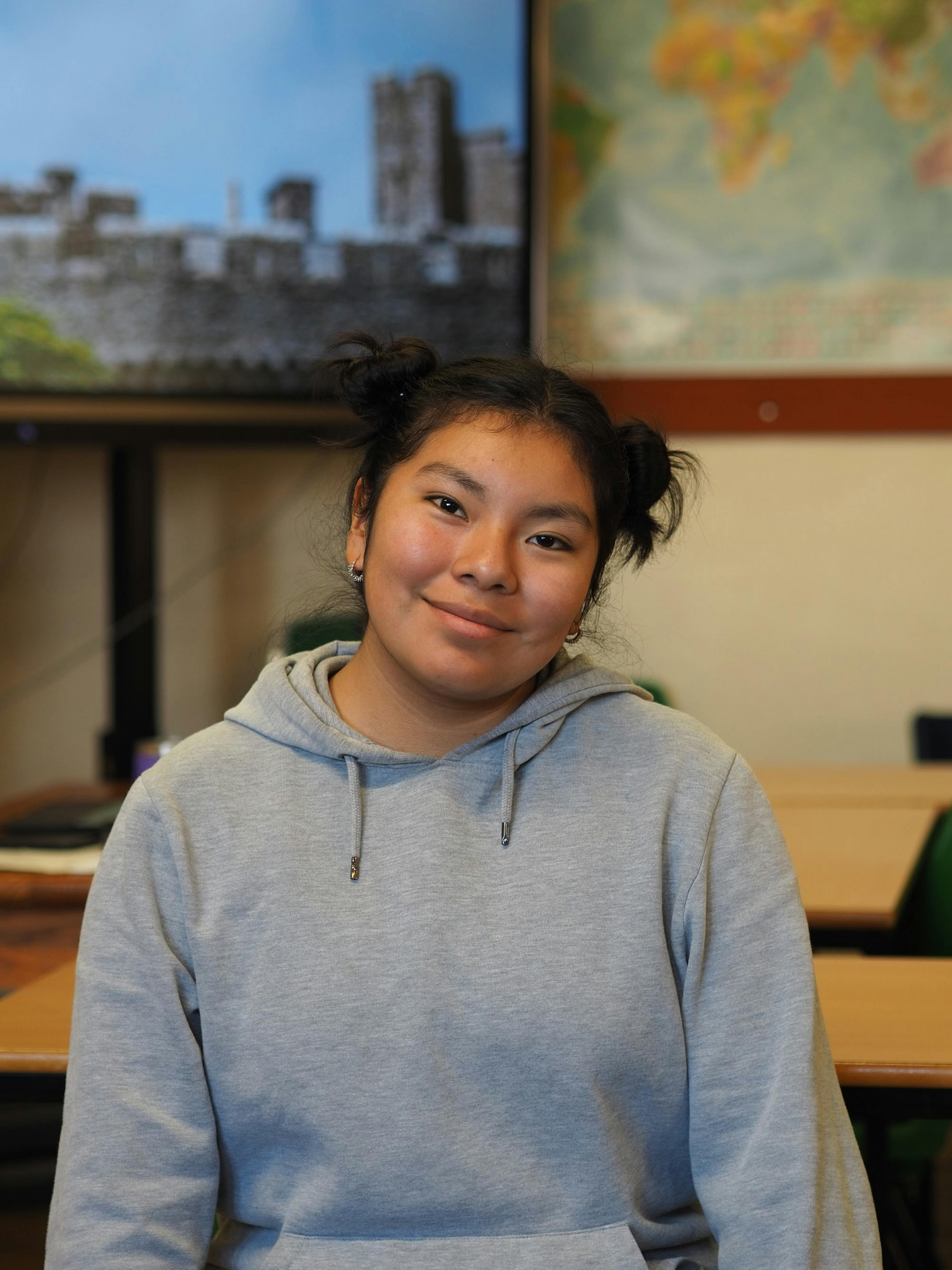 Milagros from Peru a student as UWC Atlantic
