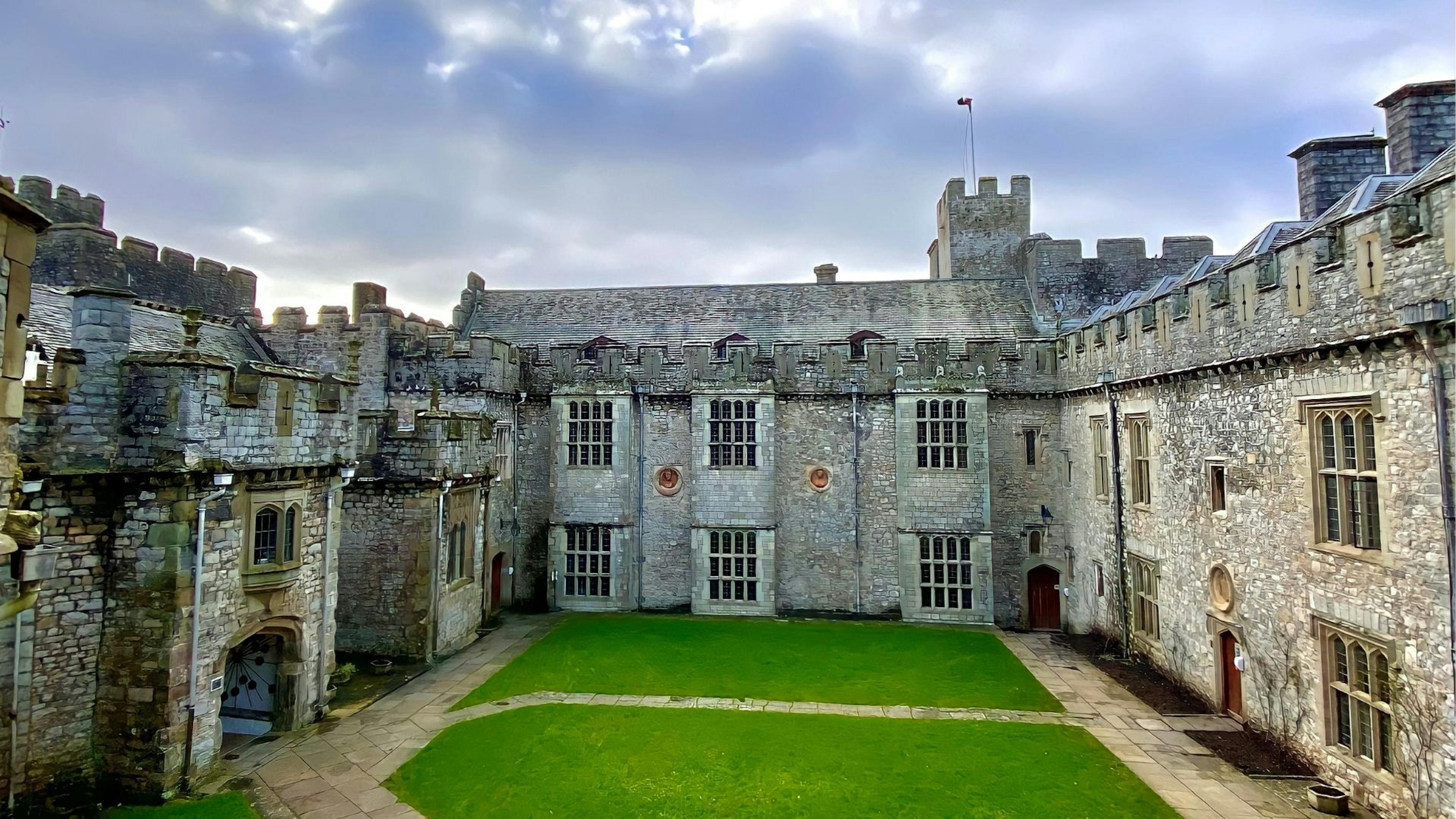 The Inner Courtyard at St Donats