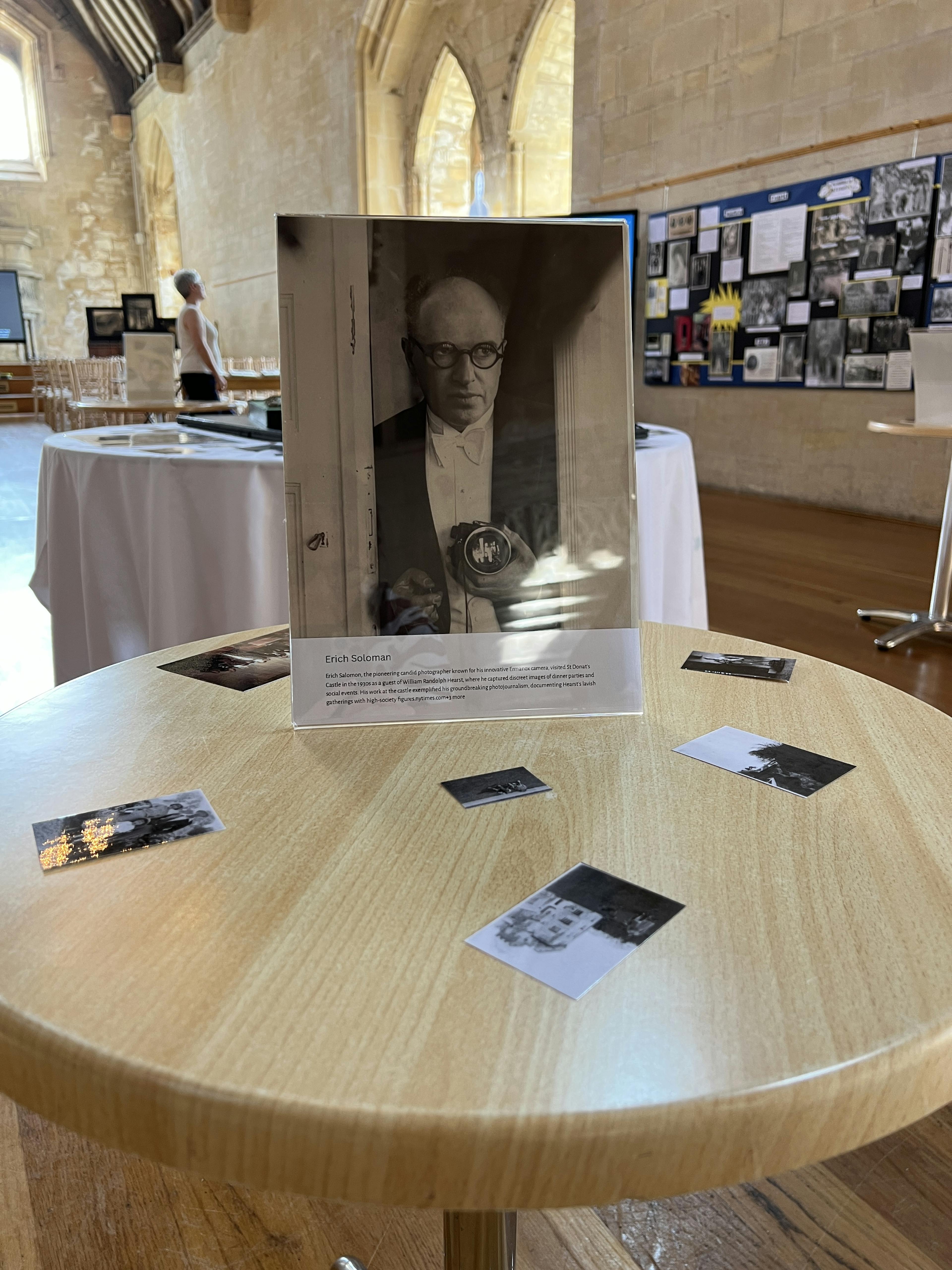 Visitors to St Donats Castle included Erich Soloman