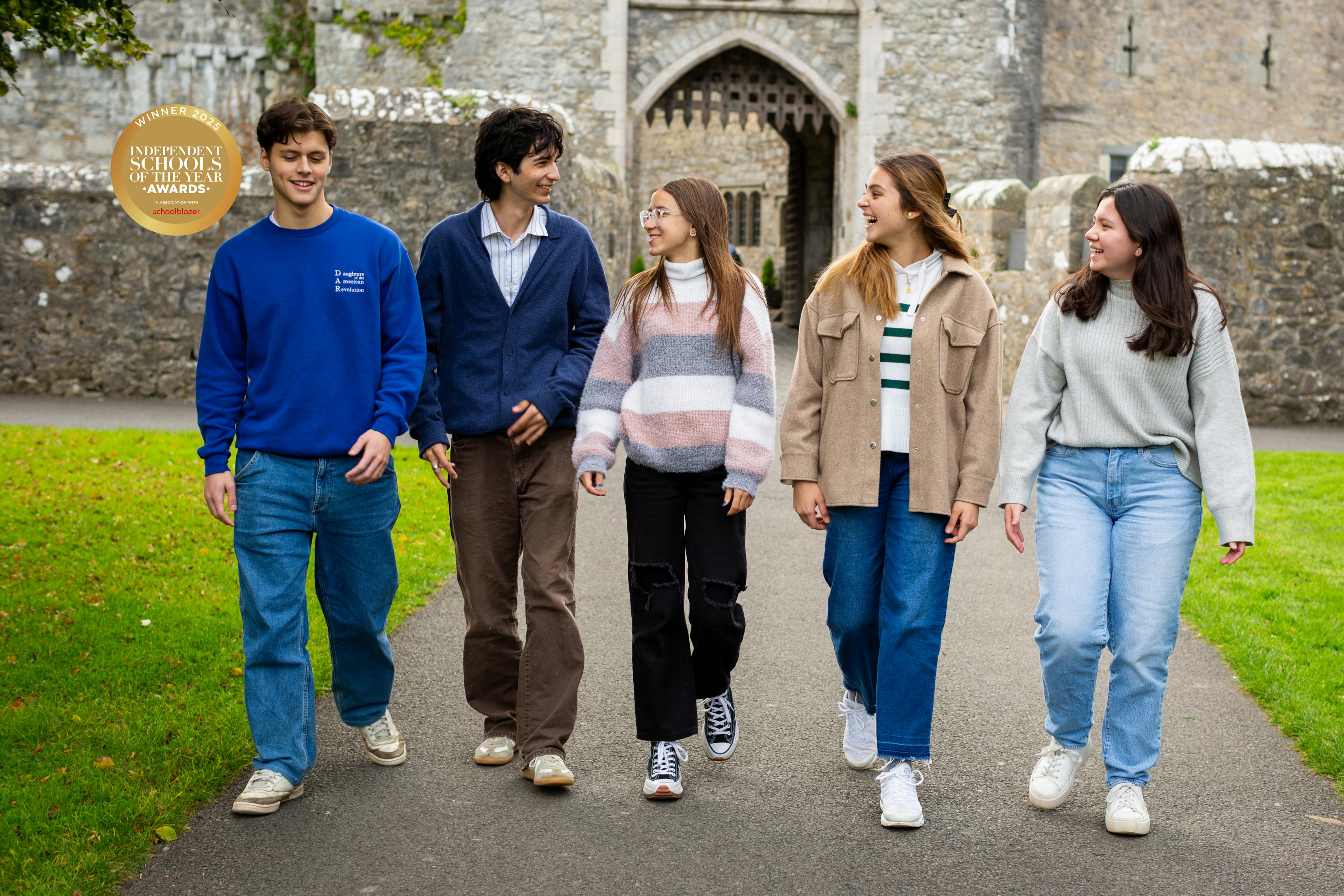 Students at the award-winning UWC Atlantic College