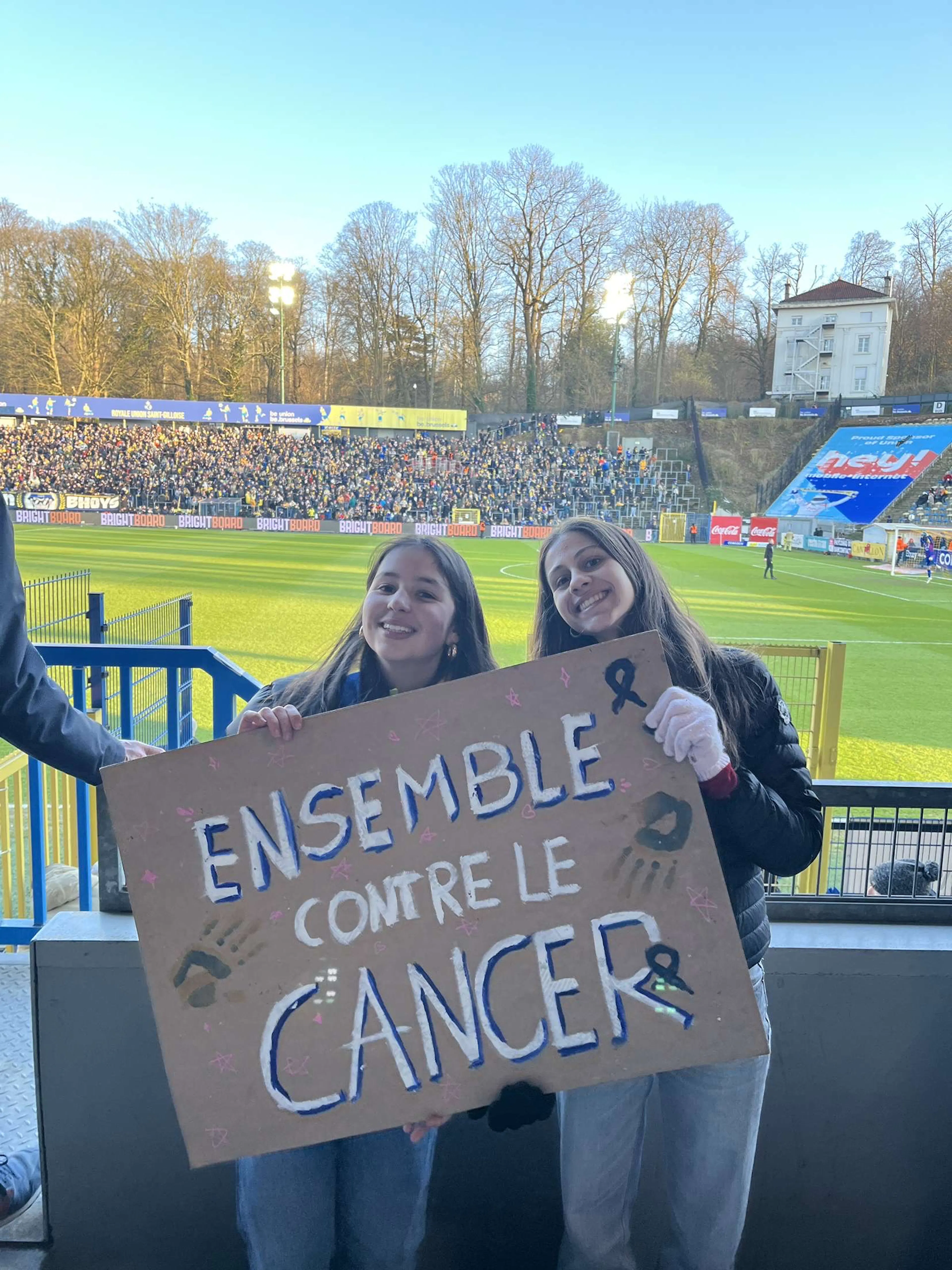 Katarina supporting the Belgian branch of Cancer Kids First, 