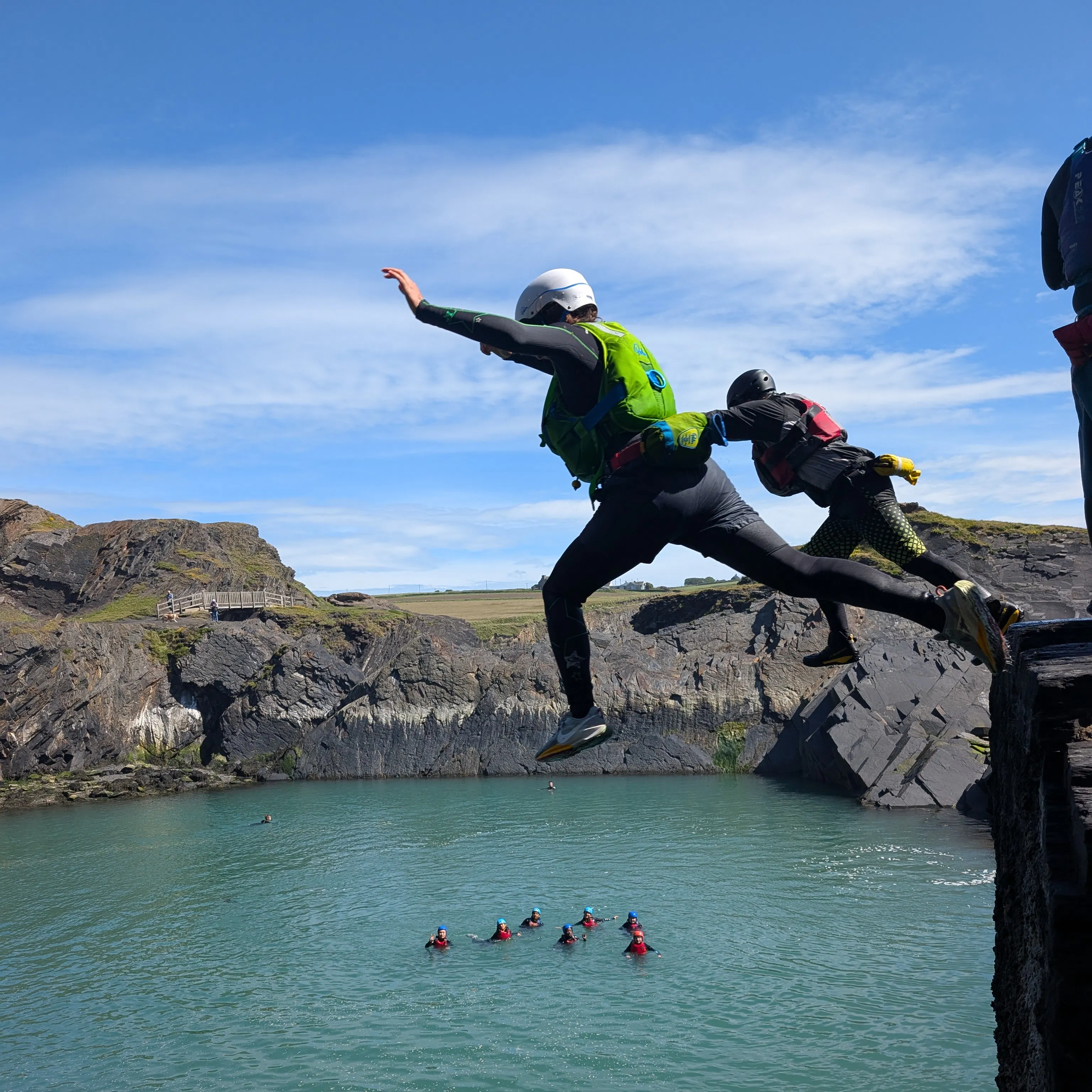 coasteering at UWC Atlantic