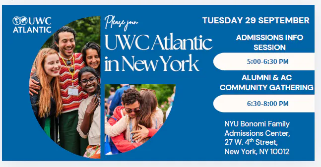 Meet our Admissions team in New York 29th September 2026