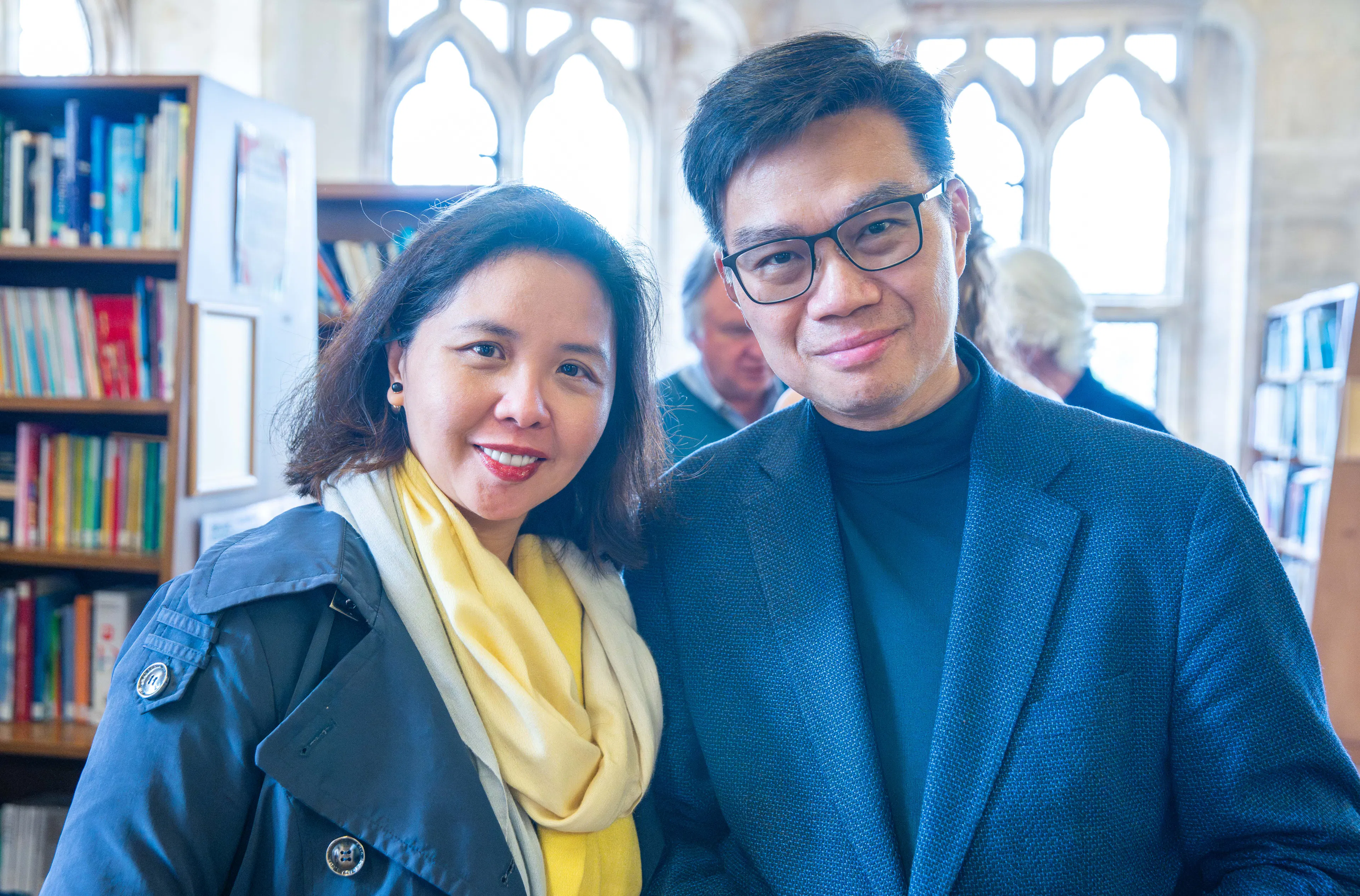 Chi-Ming Chow and his wife