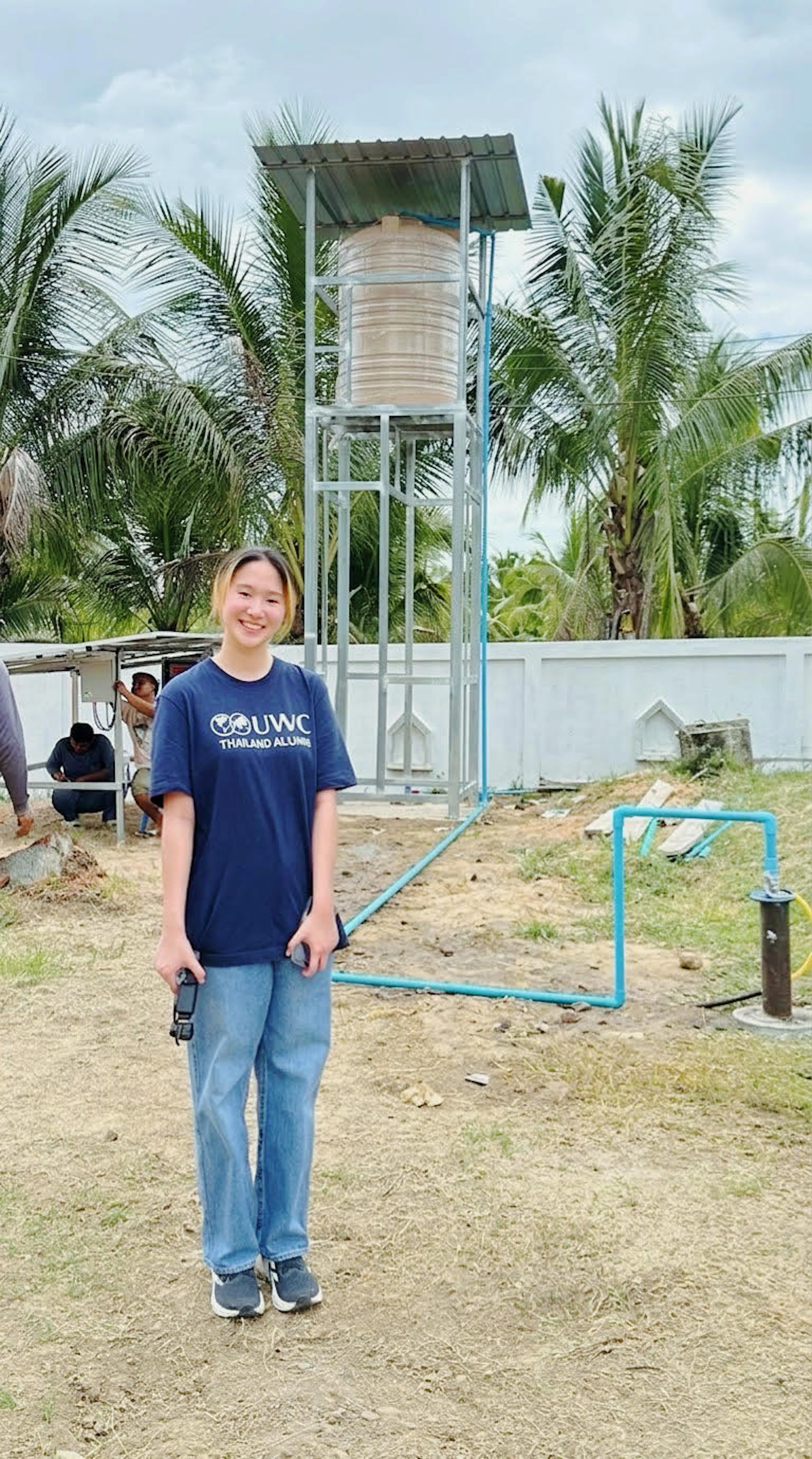 Roong UWC Atlantic Student studying for the systems Transformation pathway in the Water impact area