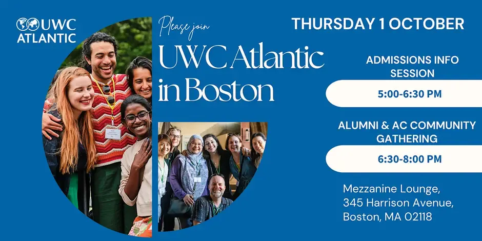 Meet our Admissions team in Boston on 1st October 2026