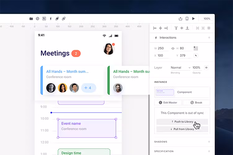 UXPin dashboard