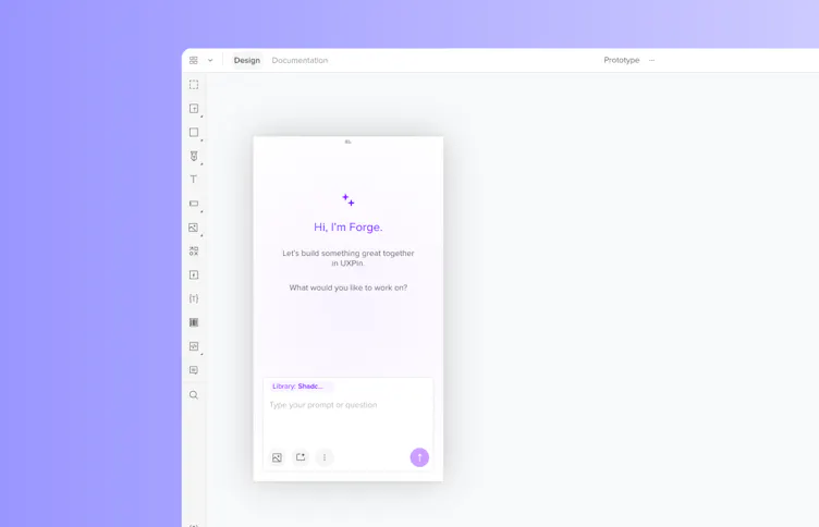 UXPin dashboard