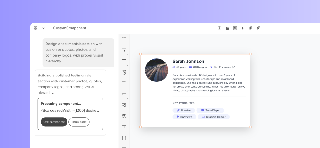 UXPin dashboard