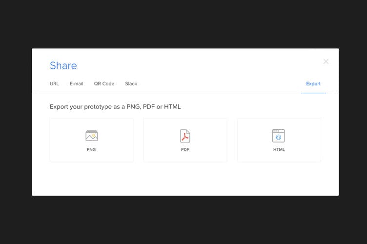 UXPin dashboard