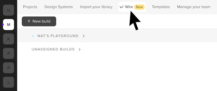UXPin dashboard