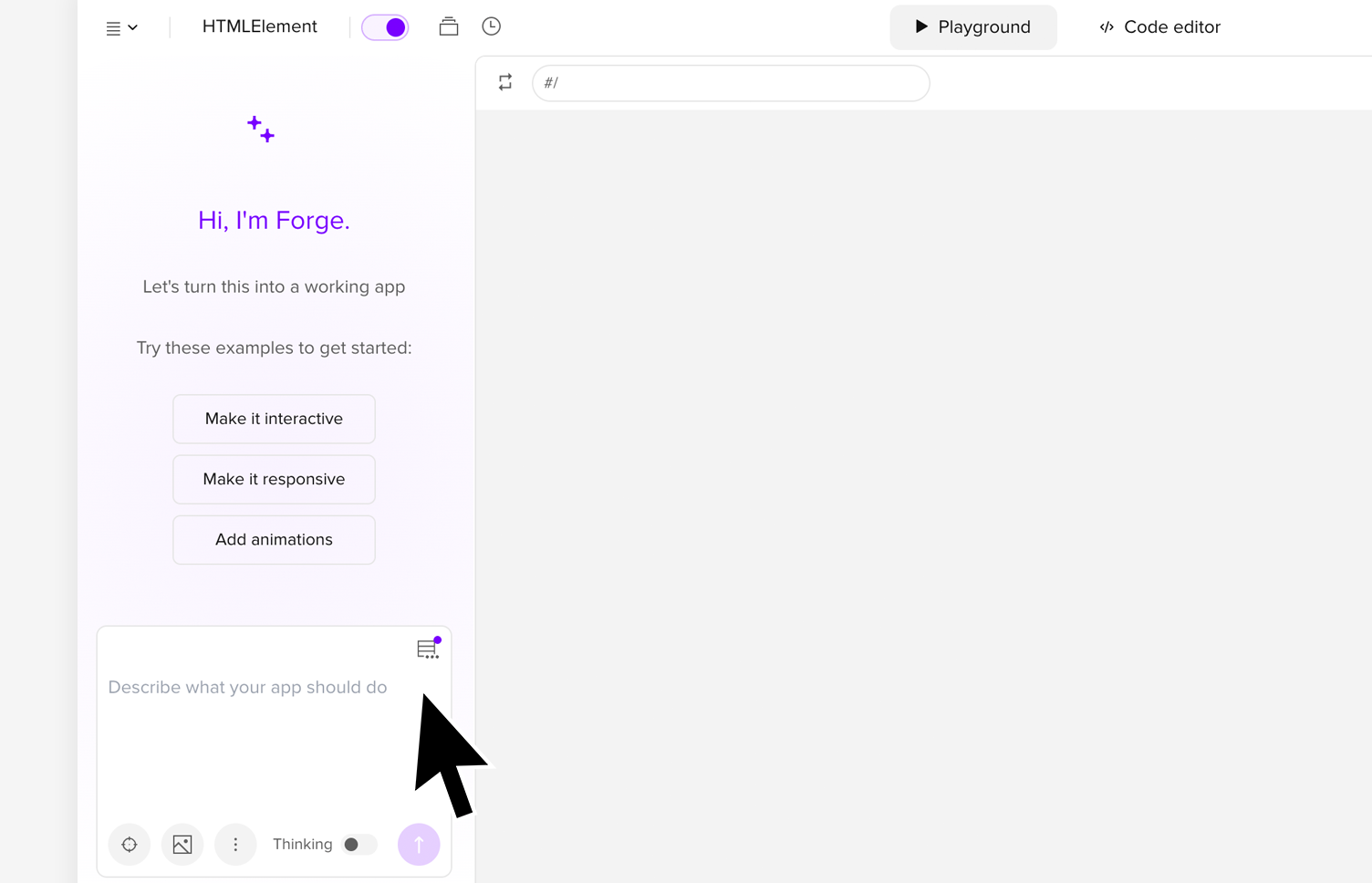 UXPin dashboard