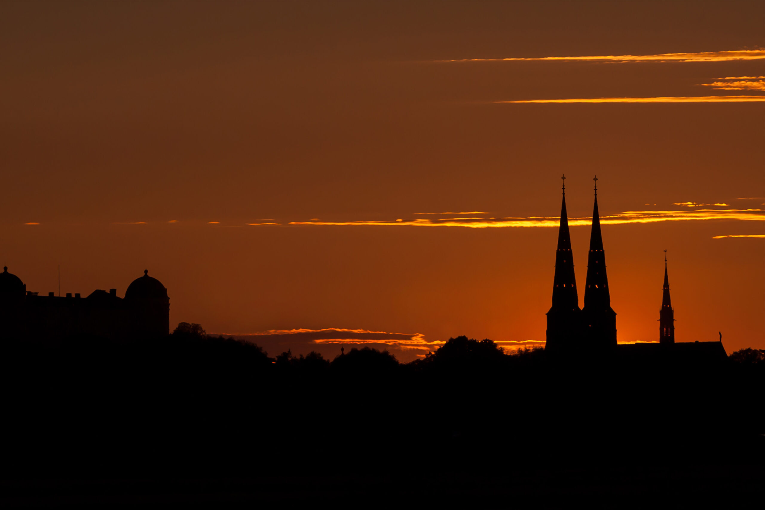 Soluppgång i Uppsala