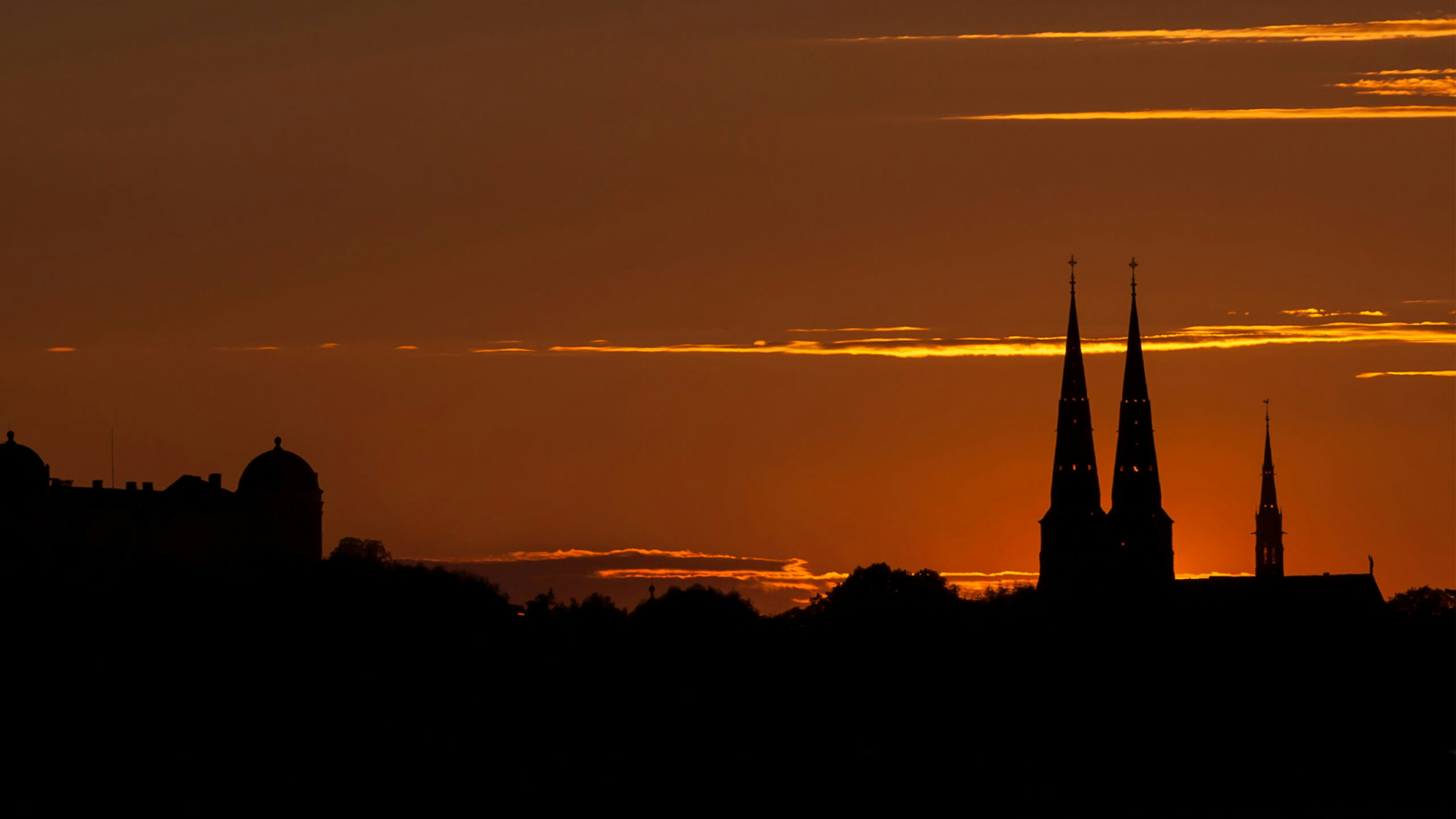 Soluppgång i Uppsala