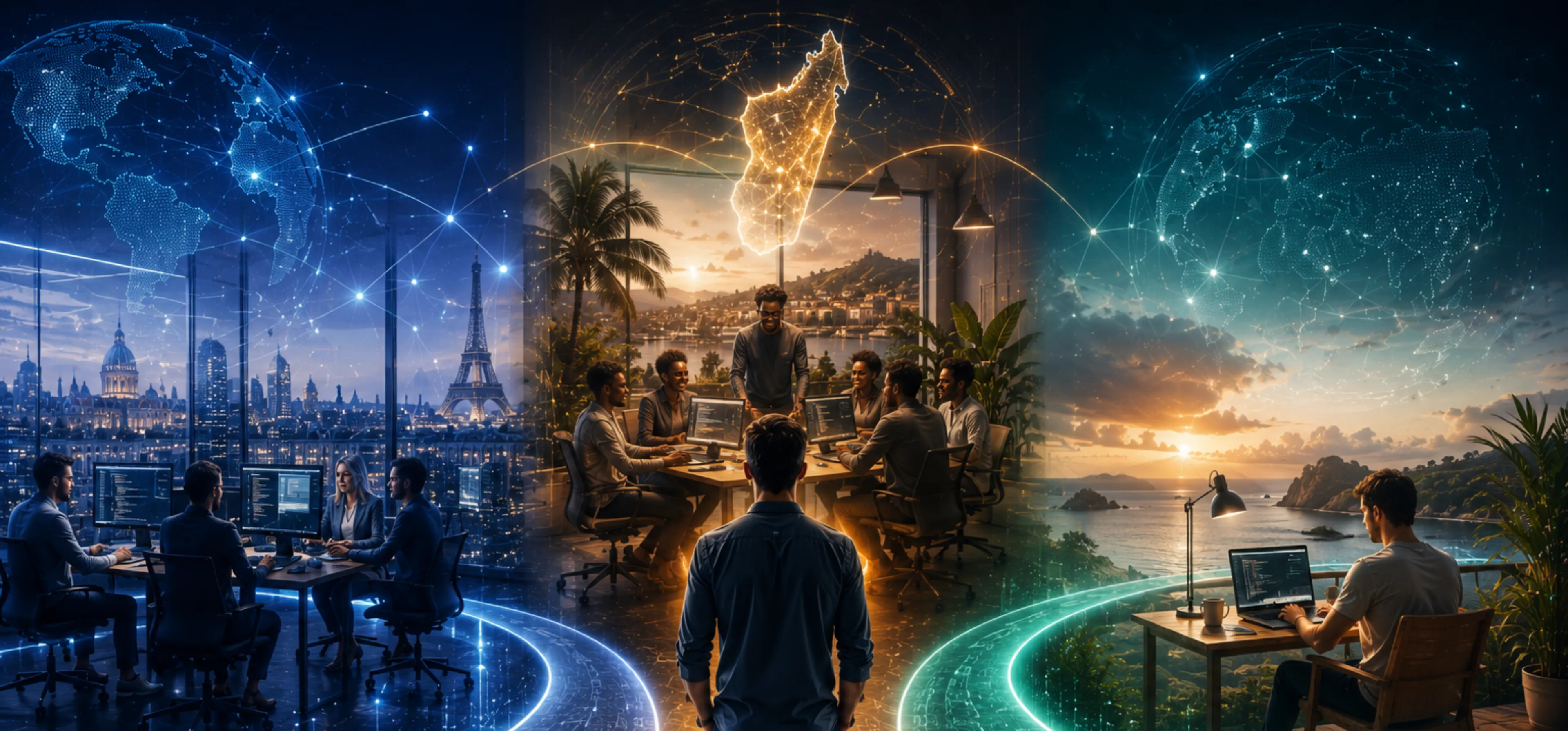 Nearshore, offshore, freelance : comparez les modèles et découvrez pourquoi Madagascar s'impose comme destination offshore IT francophone.