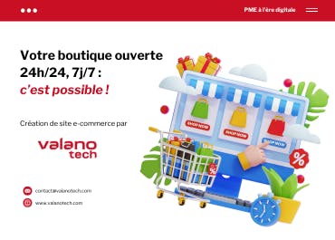 Création de site e-commerce performant pour PME – ValanoTech Madagascar
