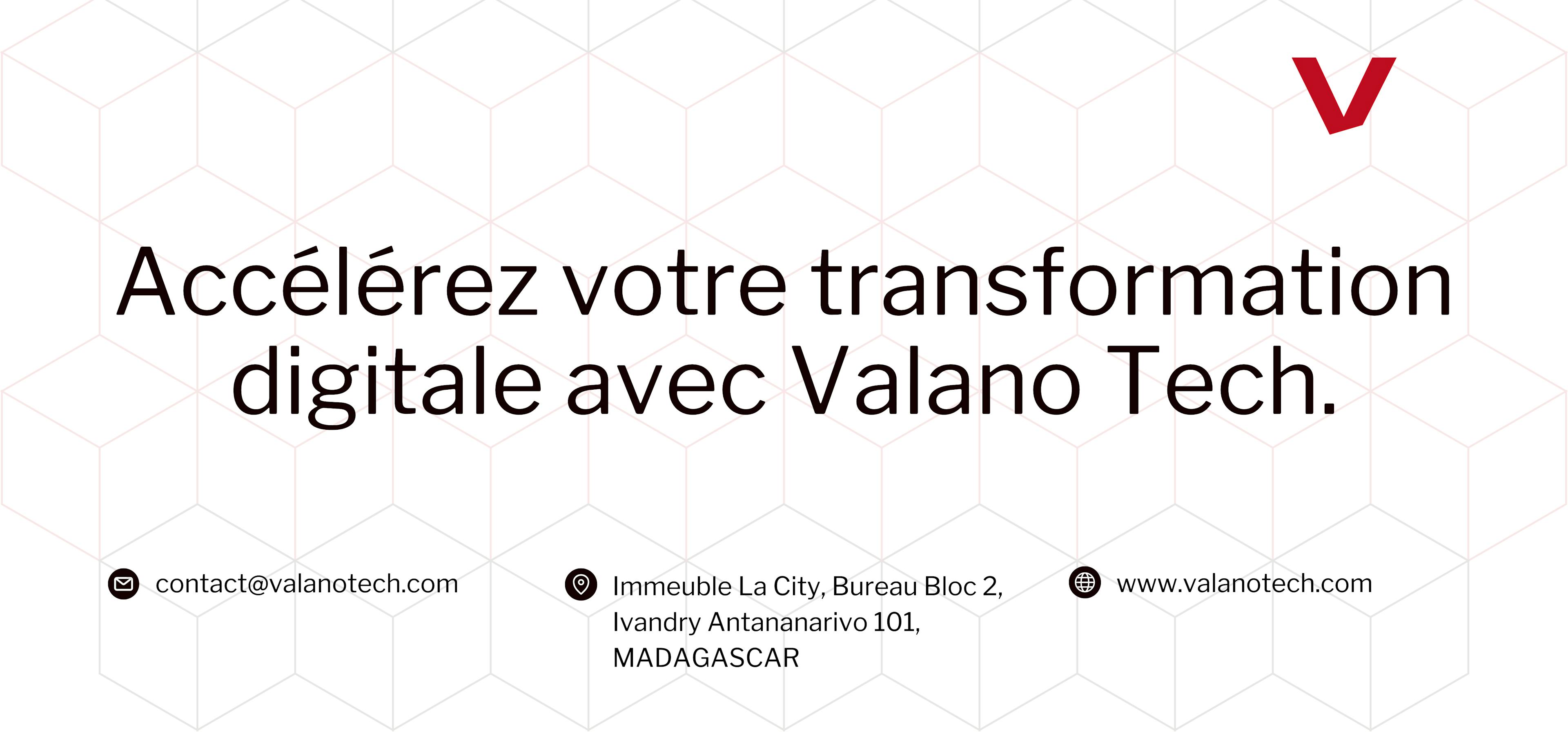 Accélérez votre transformation digitale avec Valano Tech.
