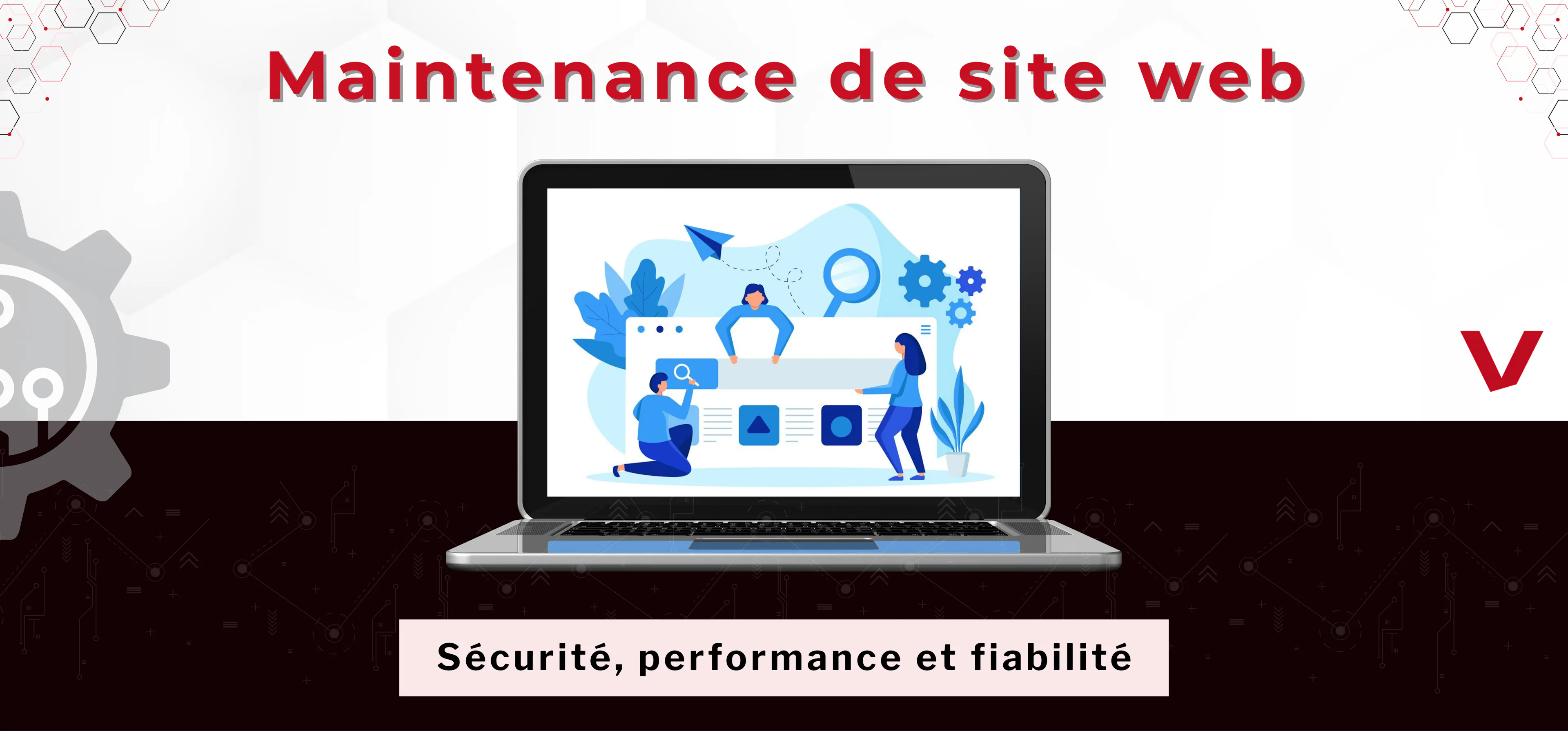 Sans maintenance, le site web est en danger