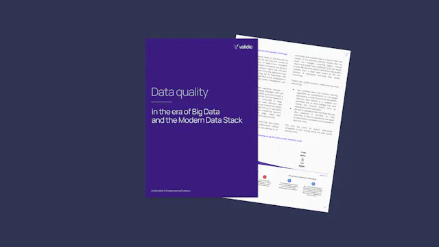 Data quality in the era of Big Data and the Modern Data Stack
