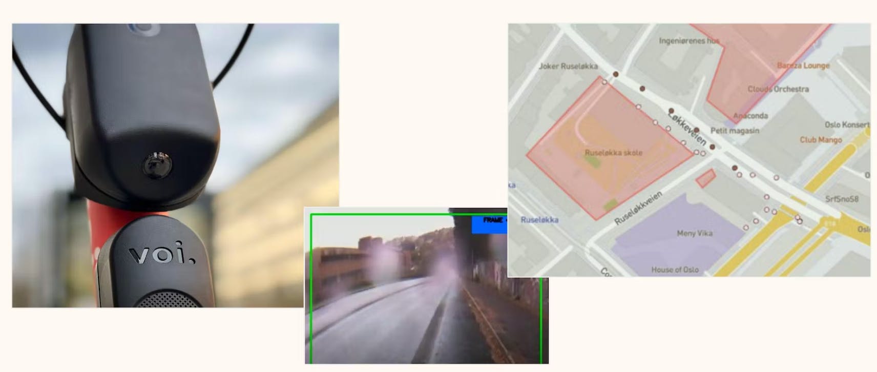 The pilot project between Drover AI and Voi to collect video from some scooters.