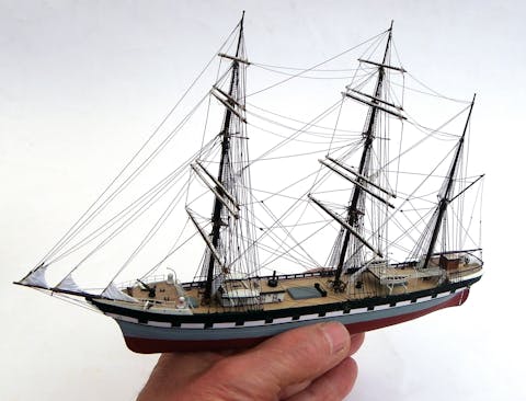 miniature model ship