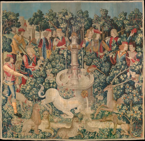 The Hunt of the Unicorn. (Public Domain)