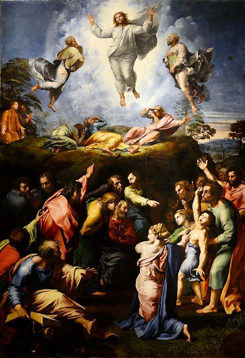 Raphael, The Transfiguration, (Pinacoteca of the Vatican Museums)