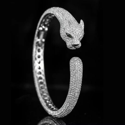 Cartier Panthére diamond bracelet, modern.