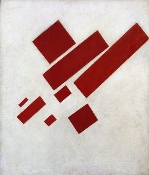 Kazimir Malevich. "Suprematism". (Public Domain)