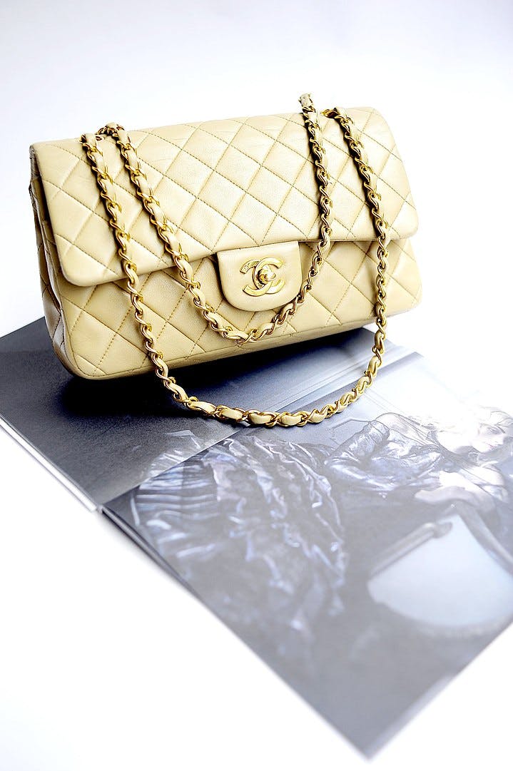 Chanel Black Velvet Handbag Auction