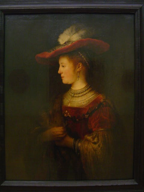 Rembrandt van Rijn, portrait of Saskia van Uylenburgh