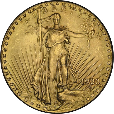 Double Eagle von 1933.  (Public Domain)