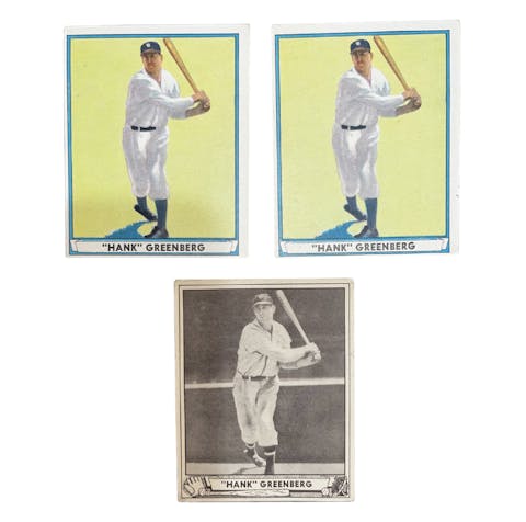 1940s Hank Greenberg Play Ball Cards, 20th century, valued at $900 - $1500 by Value My Stuff