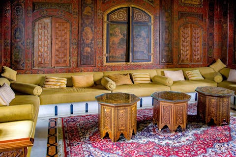 Room with oriental carpet