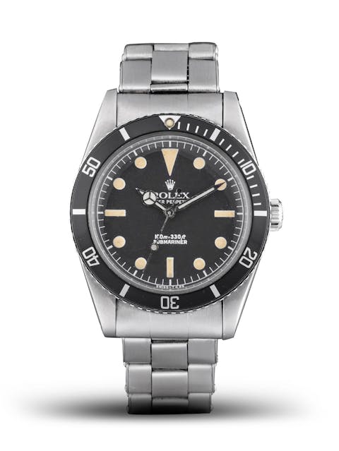 Vintage Rolex Submariner, one of the ealier versions from 1957. 