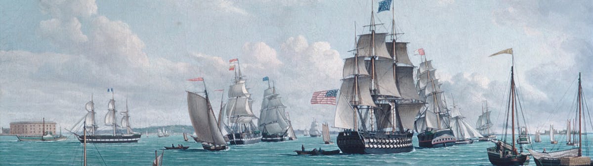 image with old naval fleet of ships