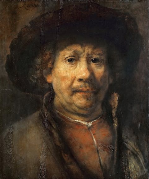 Rembrandt van Rijn, Self-portrait, old rembrandt